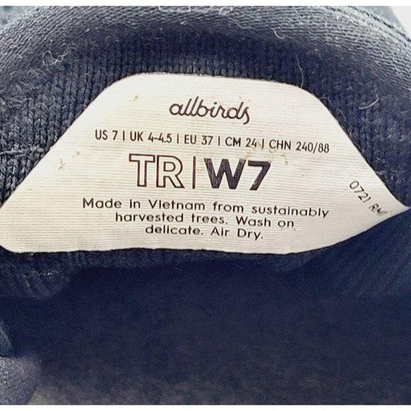 Allbirds Womens Wool burgundy‎ runners - Size 7 - Picture 4 of 9